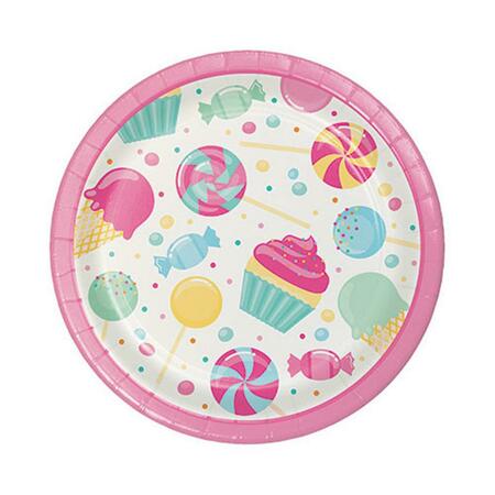 HOFFMASTER Candy Bouquet Luncheon Plate, 96PK 324829